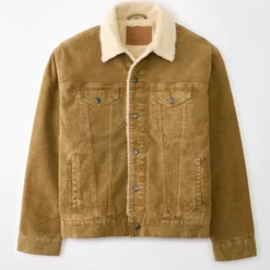 AE Corduroy Sherpa Trucker Jacket 5 AE Corduroy Sherpa Trucker Jacket -Drape Mode Sales 0106 1589 209 f
