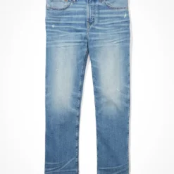 AE AirFlex+ Distressed Relaxed Straight Jean 5 AE AirFlex+ Distressed Relaxed Straight Jean -Drape Mode Sales 0112 6295 470 f