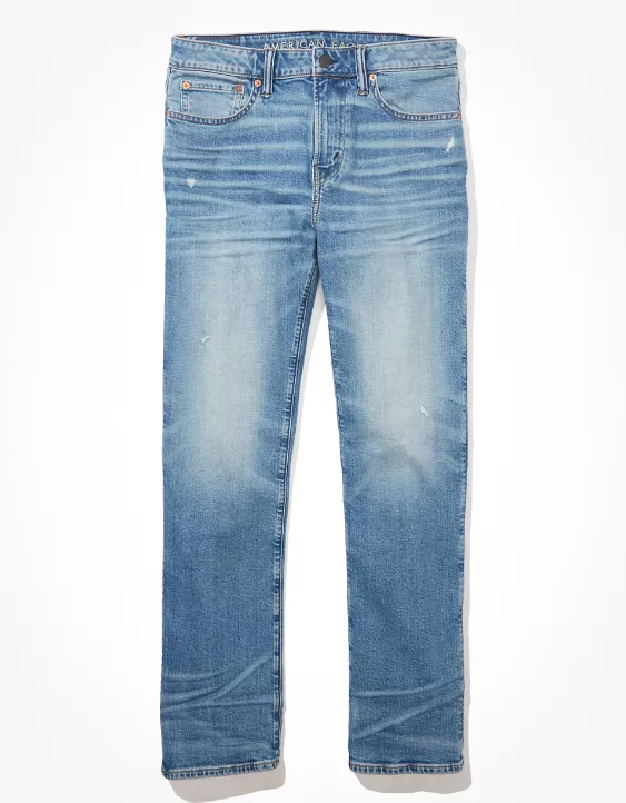 AE AirFlex+ Distressed Relaxed Straight Jean 3 AE AirFlex+ Distressed Relaxed Straight Jean - Image 3
