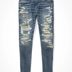 AE AirFlex+ Patched Athletic Skinny Jean 5 AE AirFlex+ Patched Athletic Skinny Jean -Drape Mode Sales 0114 6474 469 f