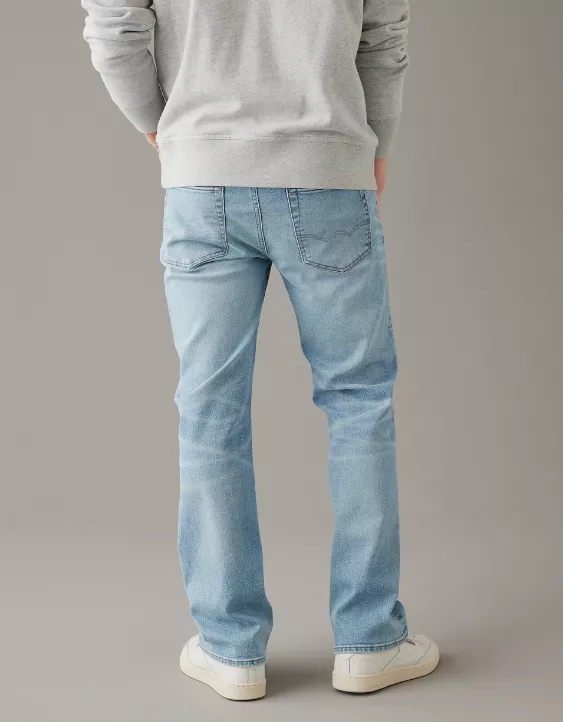 AE AirFlex+ Ultrasoft Distressed Original Bootcut Jean 3 AE AirFlex+ Ultrasoft Distressed Original Bootcut Jean - Image 3