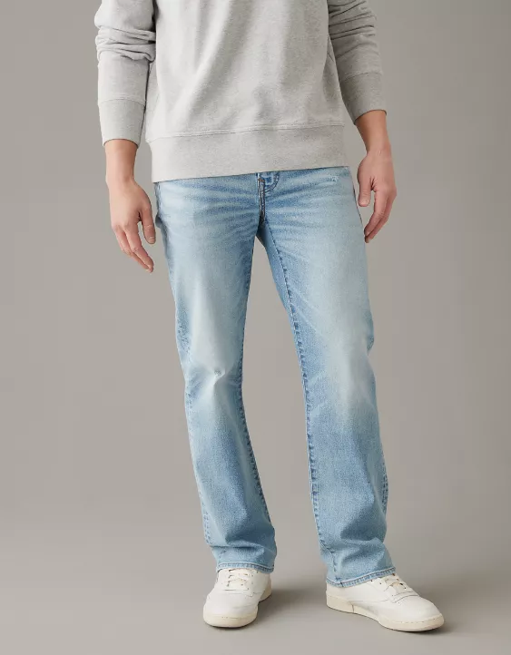 AE AirFlex+ Ultrasoft Distressed Original Bootcut Jean 2 AE AirFlex+ Ultrasoft Distressed Original Bootcut Jean - Image 2