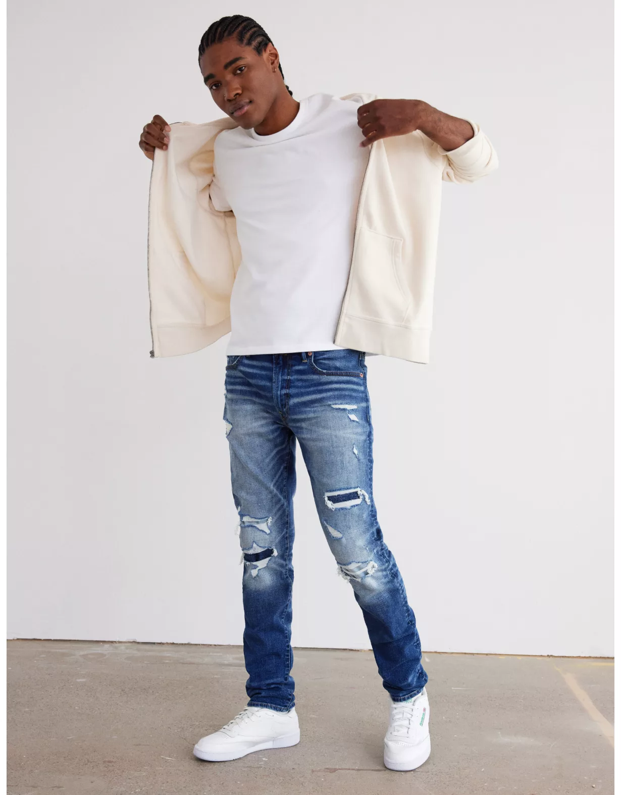 AE AirFlex+ Patched Slim Jean 1 AE AirFlex+ Patched Slim Jean