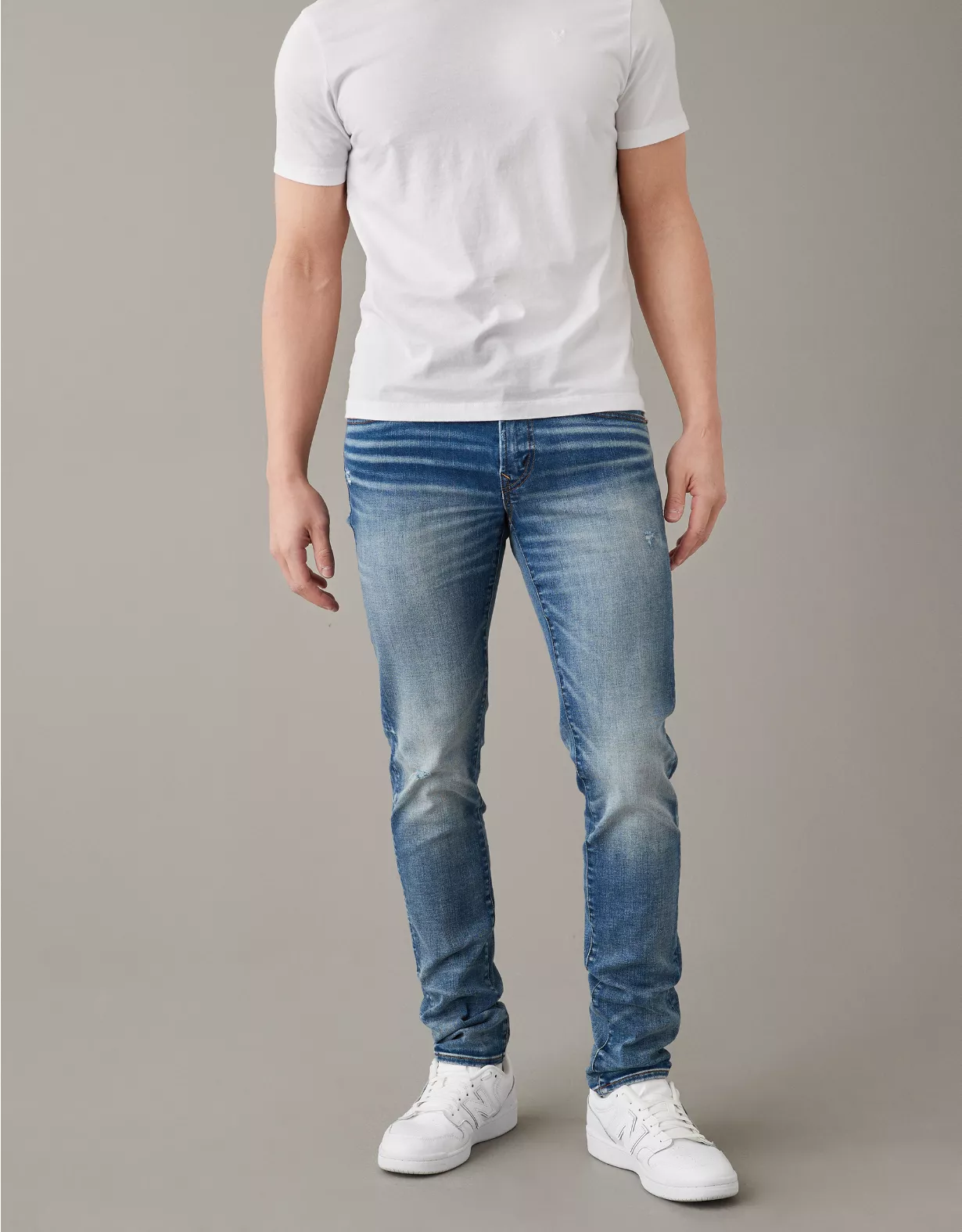 AE AirFlex+ Distressed Skinny Jean 1 AE AirFlex+ Distressed Skinny Jean