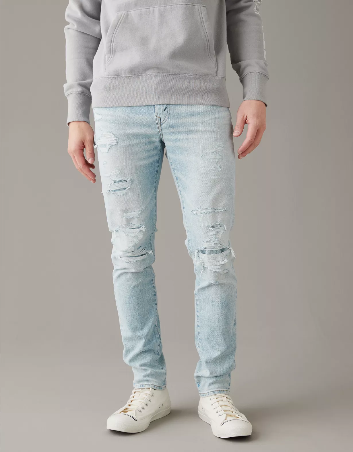 AE AirFlex+ Ultrasoft Patched Skinny Jean 1 AE AirFlex+ Ultrasoft Patched Skinny Jean
