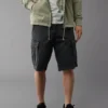 AE Flex 12" Lived-In Longer Length Cargo Short