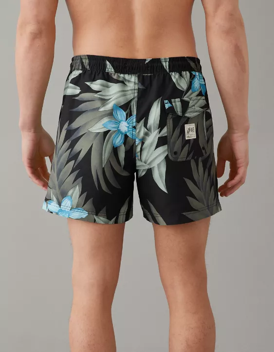 AE 5.5" Tropical Swim Trunk 2 AE 5.5" Tropical Swim Trunk - Image 2