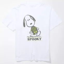 AE Super Soft Snoopy Halloween Graphic T-Shirt 5 AE Super Soft Snoopy Halloween Graphic T-Shirt -Drape Mode Sales 0160 1803 100 f