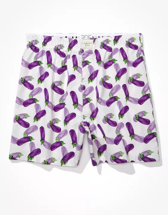 AEO Eggplants Stretch Boxer Short 3 AEO Eggplants Stretch Boxer Short - Image 3