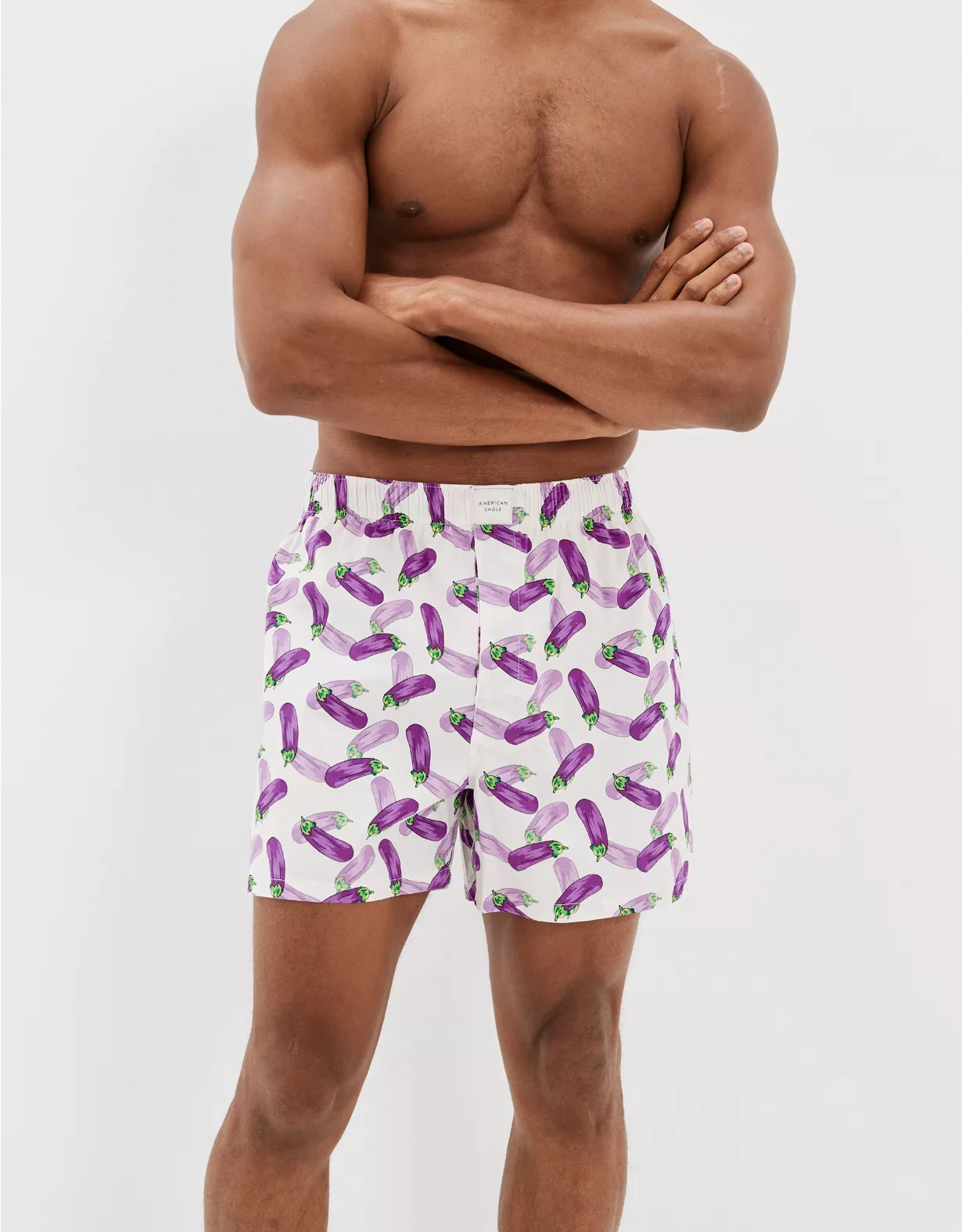 AEO Eggplants Stretch Boxer Short 1 AEO Eggplants Stretch Boxer Short