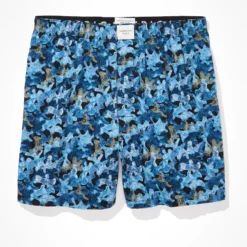 AEO Blue Camo Stretch Boxer Short 5 AEO Blue Camo Stretch Boxer Short -Drape Mode Sales 0220 3270 400 f
