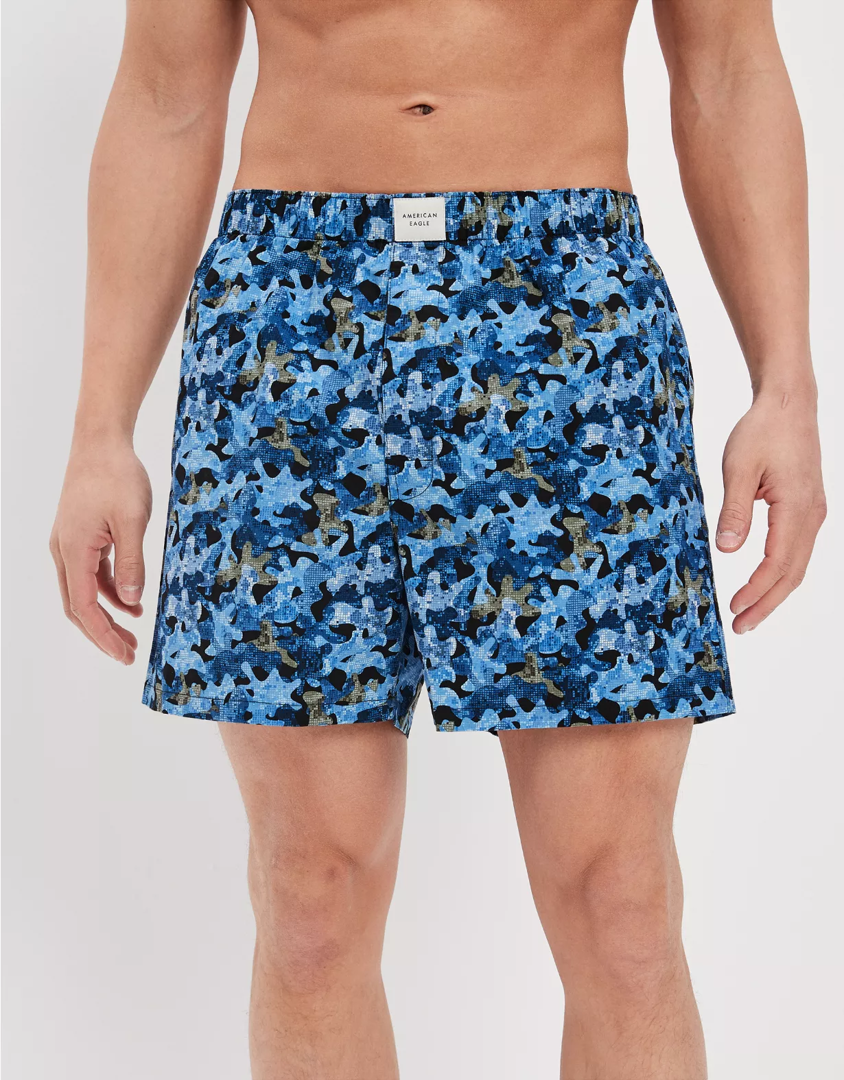 AEO Blue Camo Stretch Boxer Short 1 AEO Blue Camo Stretch Boxer Short