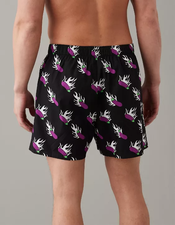 AEO Eggplant Stretch Boxer Short 2 AEO Eggplant Stretch Boxer Short - Image 2