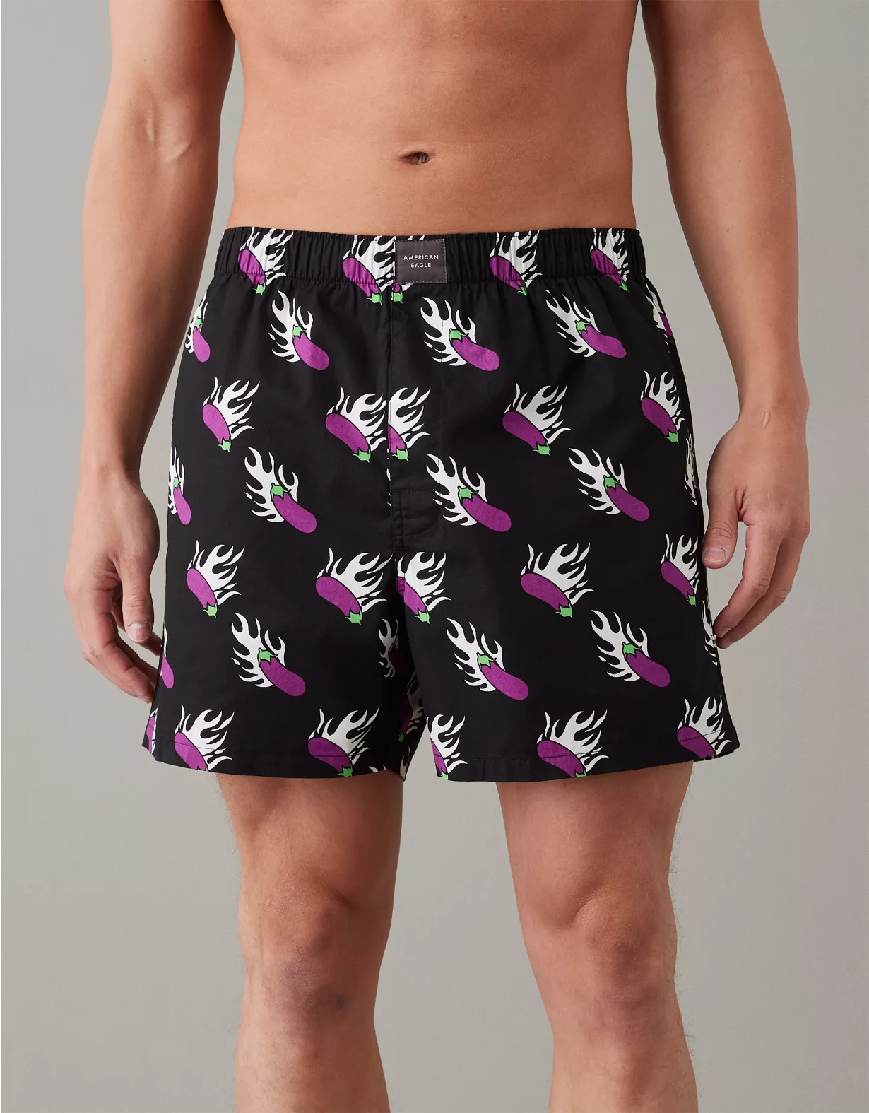 AEO Eggplant Stretch Boxer Short 1 AEO Eggplant Stretch Boxer Short