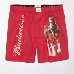 AEO Budweiser Plaid Stretch Boxer Short 5 AEO Budweiser Plaid Stretch Boxer Short -Drape Mode Sales 0220 3694 600 f