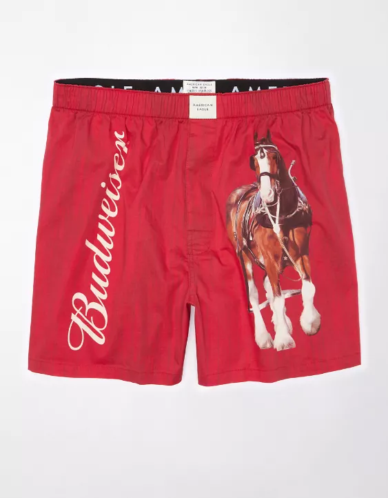 AEO Budweiser Plaid Stretch Boxer Short 3 AEO Budweiser Plaid Stretch Boxer Short - Image 3