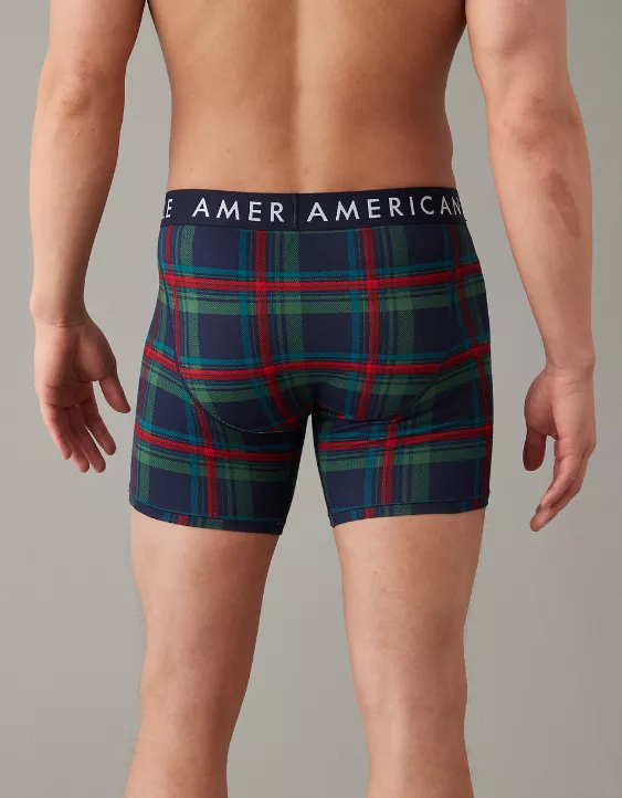 AEO Plaid 6" Classic Boxer Brief 2 AEO Plaid 6" Classic Boxer Brief - Image 2