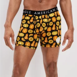 AEO Pumpkins Scratch + Sniff 6" Classic Boxer Brief