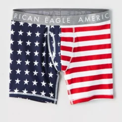 AEO Stars + Stripes 6" Boxer Brief 5 AEO Stars + Stripes 6" Boxer Brief -Drape Mode Sales 0235 8659 400 f