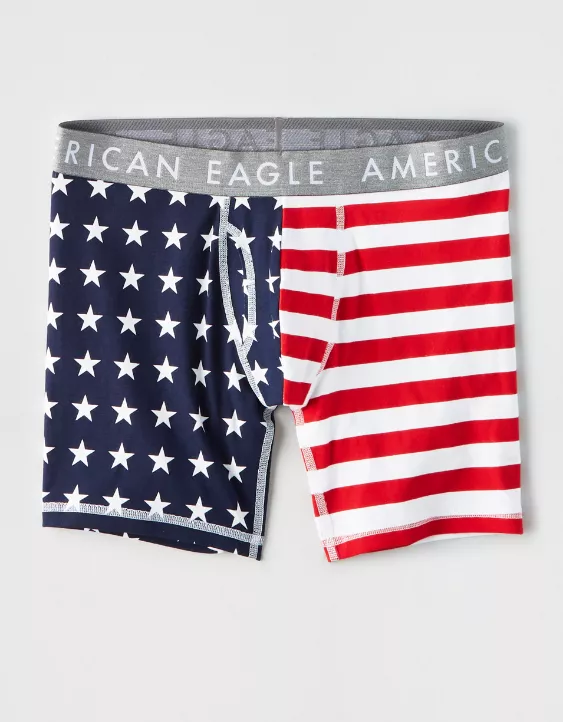 AEO Stars + Stripes 6" Boxer Brief 3 AEO Stars + Stripes 6" Boxer Brief - Image 3