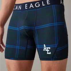 AEO Plaid 6" Flex Boxer Brief