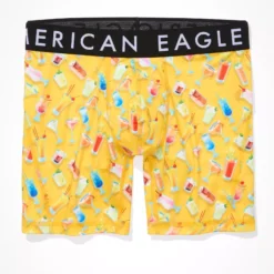 AEO Mocktails 6" Flex Boxer Brief -Drape Mode Sales 0236 3119 700 f