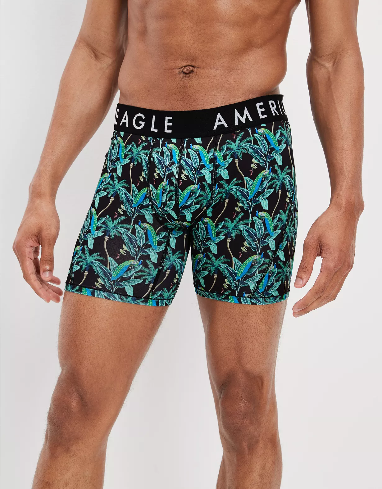 AEO Peacocks 6" Flex Boxer Brief 1 AEO Peacocks 6" Flex Boxer Brief