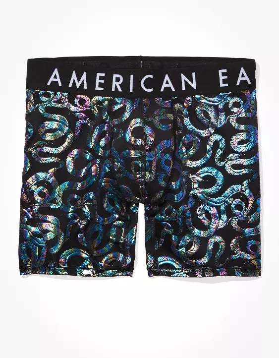 AEO Silver Snakes 6" Flex Boxer Brief 3 AEO Silver Snakes 6" Flex Boxer Brief - Image 3