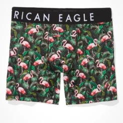 AEO Tropical Flamingos 6" Horizontal Fly Flex Boxer Brief 5 AEO Tropical Flamingos 6" Horizontal Fly Flex Boxer Brief -Drape Mode Sales 0236 3333 001 f