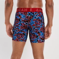 AEO Neon Camo 6" Flex Boxer Brief -Drape Mode Sales 0236 3334 001 ob