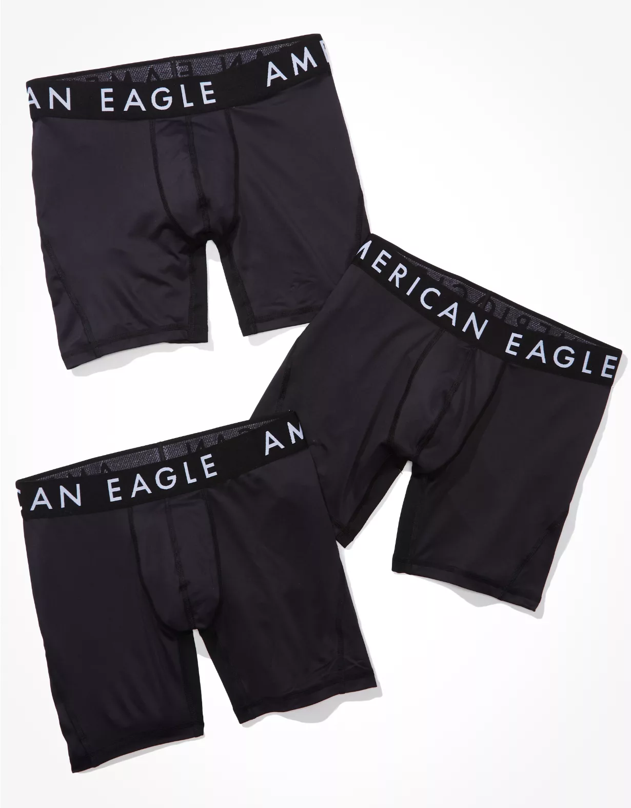 AEO Solid 6" Flex Boxer Brief 3-Pack 1 AEO Solid 6" Flex Boxer Brief 3-Pack