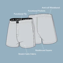 AEO Snow Leopard Satin Pocket Boxer Short 5 AEO Snow Leopard Satin Pocket Boxer Short -Drape Mode Sales 0238 3659 020 d3