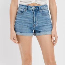 AE Stretch Denim Mom Short