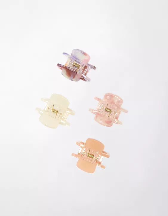 AE Lavender & Purple Claw Clip 4-Pack 3 AE Lavender & Purple Claw Clip 4-Pack - Image 3