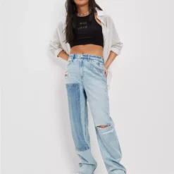 AE Pride Strigid Highest Waist Baggy Straight Jean