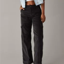 AE Dreamy Drape Stretch Corduroy Super High-Waisted Baggy Wide-Leg Pant