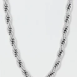 West Coast Jewelry Stainless Steel Spiga Chain Necklace
