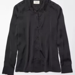AE Satin Button-Up Shirt 5 AE Satin Button-Up Shirt -Drape Mode Sales 0536 5359 001 f