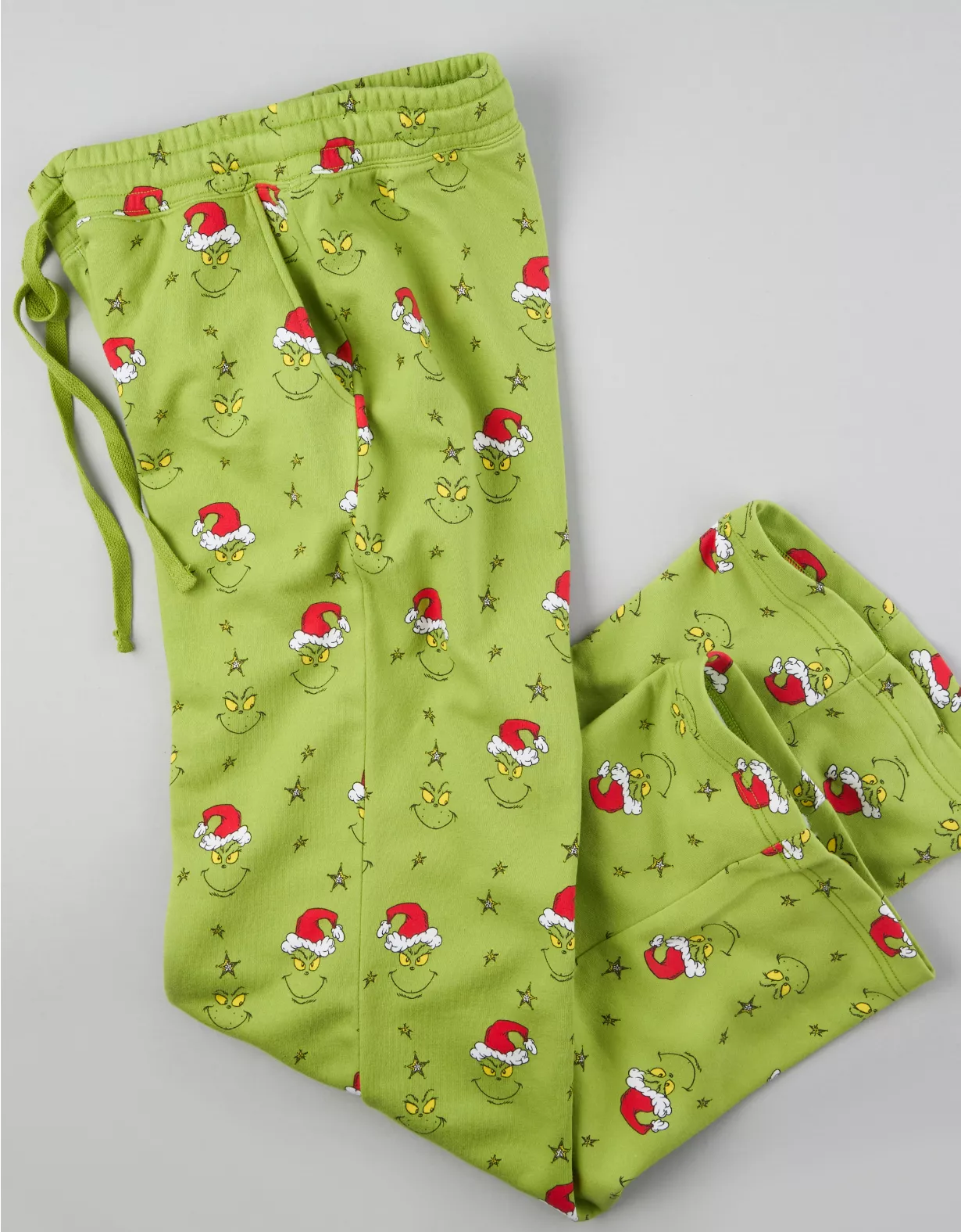 AE Grinch Fleece Wide-Leg PJ Pant 1 AE Grinch Fleece Wide-Leg PJ Pant