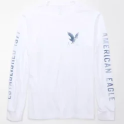 AE Super Soft Long-Sleeve Logo Graphic T-Shirt 5 AE Super Soft Long-Sleeve Logo Graphic T-Shirt -Drape Mode Sales 1182 3292 100 f