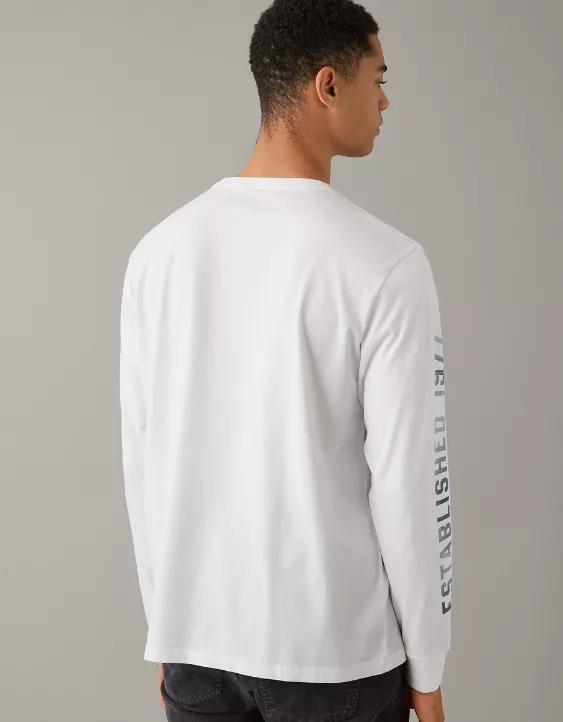 AE Super Soft Long-Sleeve Logo Graphic T-Shirt 2 AE Super Soft Long-Sleeve Logo Graphic T-Shirt - Image 2