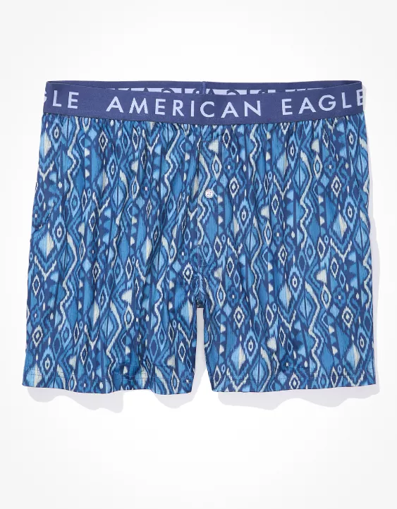 AEO Geo Print Ultra Soft Pocket Boxer Short 3 AEO Geo Print Ultra Soft Pocket Boxer Short - Image 3