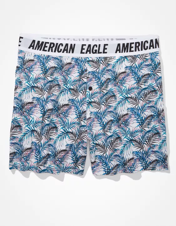 AEO Palm Trees Ultra Soft Pocket Boxer Short 3 AEO Palm Trees Ultra Soft Pocket Boxer Short - Image 3