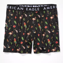 AEO Tropical Birds Ultra Soft Pocket Boxer Short -Drape Mode Sales 1237 3281 001 f