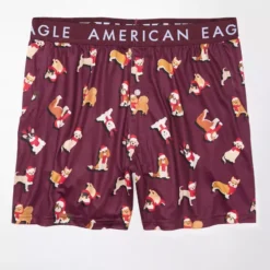 AEO Christmas Dogs Ultra Soft Pocket Boxer Short 5 AEO Christmas Dogs Ultra Soft Pocket Boxer Short -Drape Mode Sales 1237 3702 613 f