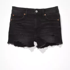 AE Ne(x)t Level High-Waisted Denim Short Short 5 AE Ne(x)t Level High-Waisted Denim Short Short -Drape Mode Sales 1333 7364 001 f