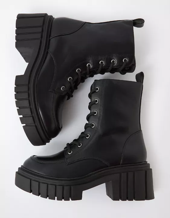 AE Lace-Up Lug Boot 3 AE Lace-Up Lug Boot - Image 3