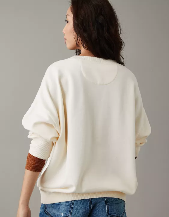 AE Oversized Halloween Mickey Graphic Sweatshirt 2 AE Oversized Halloween Mickey Graphic Sweatshirt - Image 2