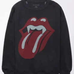 AE Oversized Halloween Rolling Stones Graphic Sweatshirt 5 AE Oversized Halloween Rolling Stones Graphic Sweatshirt -Drape Mode Sales 1457 2021 167 f