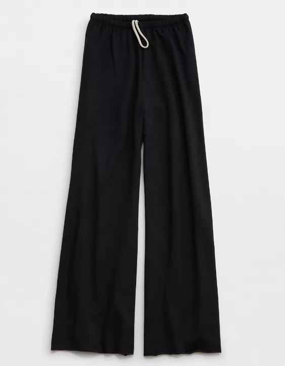 OFFLINE By Aerie OTT Fleece Super Wide Leg Pant 3 OFFLINE By Aerie OTT Fleece Super Wide Leg Pant - Image 3